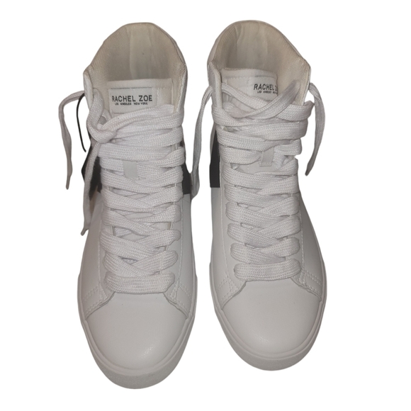 Rachel Zoe Guinene Leather Hi-top Sneaker Women's Size 9 - Picture 10 of 10